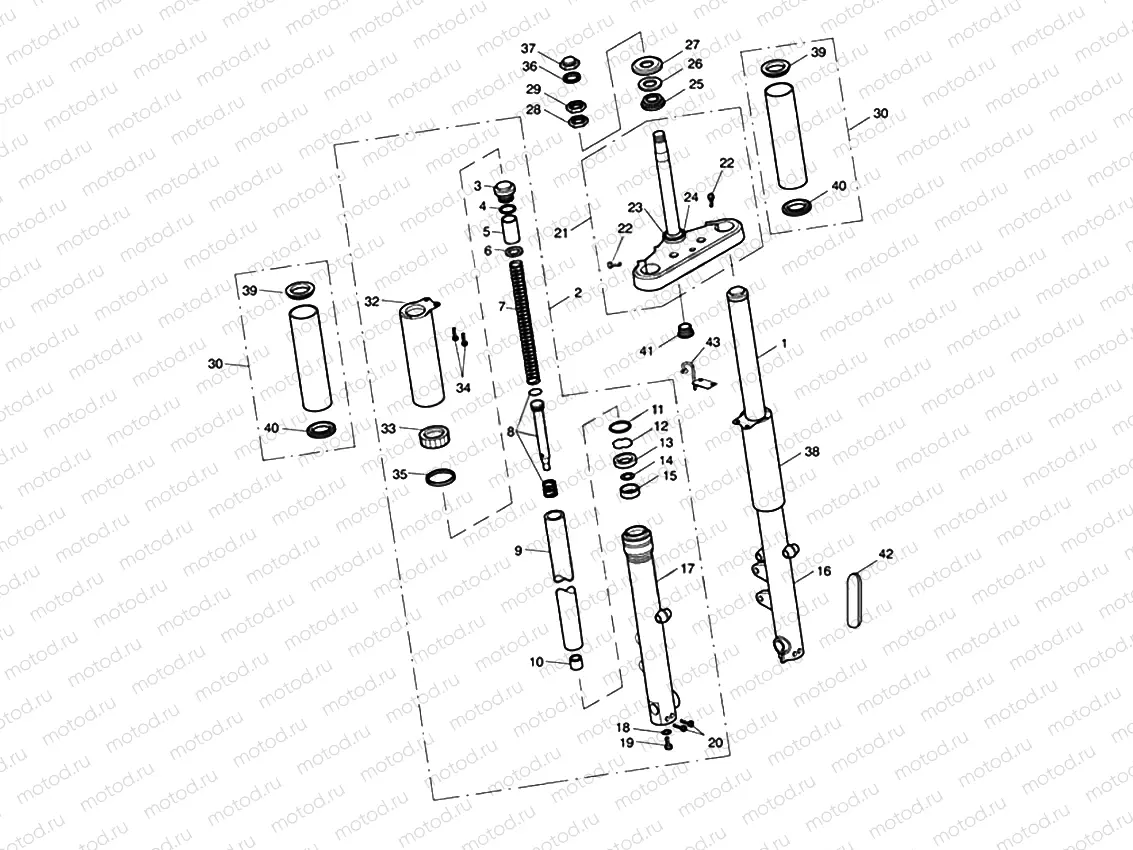 Front Forks & Lower Yoke 468390