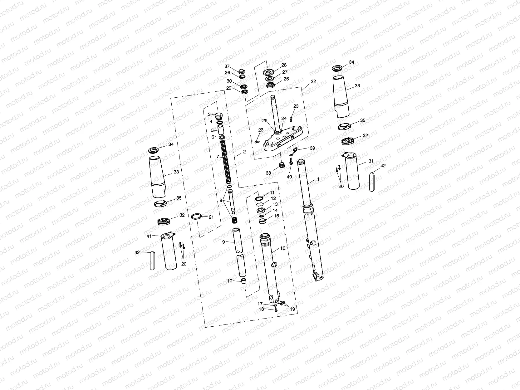 Front Forks & Lower Yoke 468391