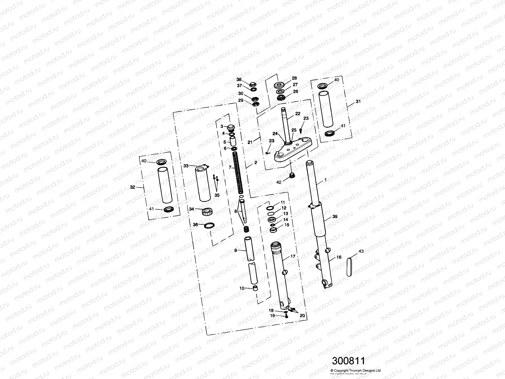 Front Forks & Lower Yoke