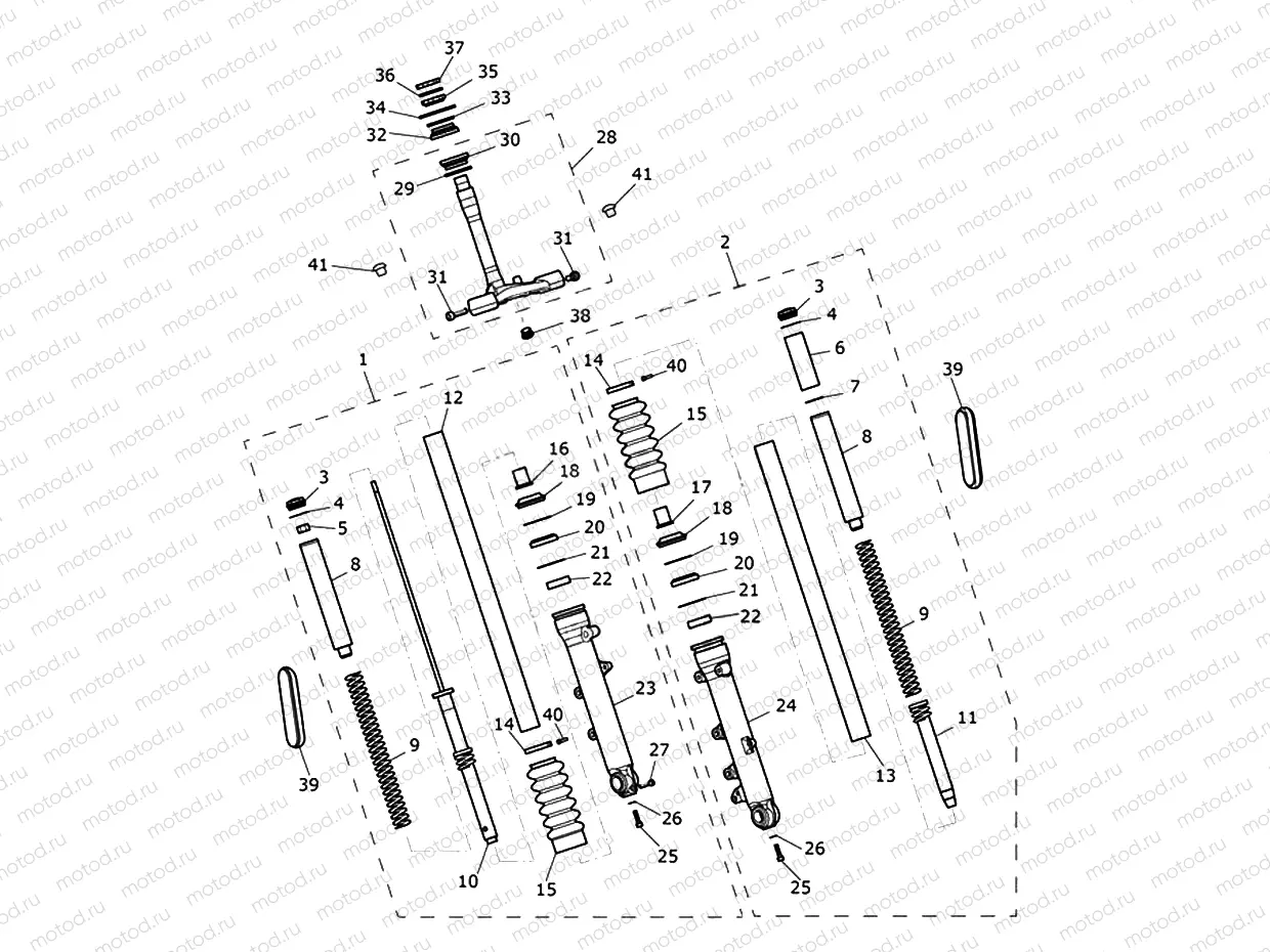 Front Forks & Lower Yoke