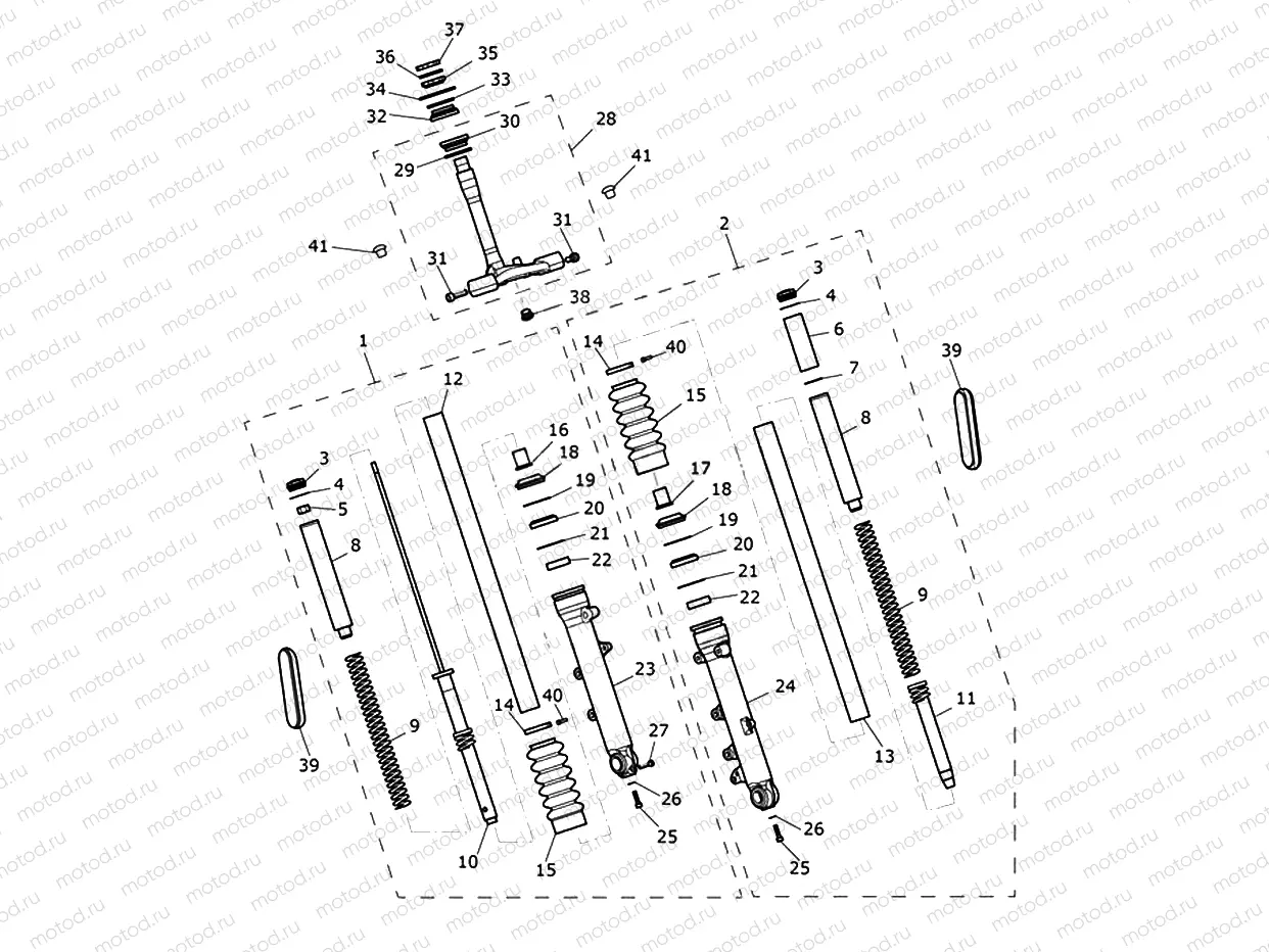 Front Forks & Lower Yoke