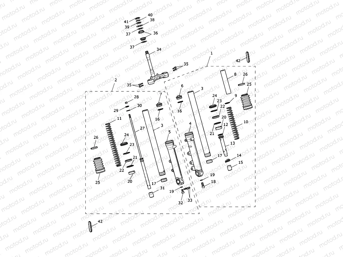 Front Forks & Lower Yoke