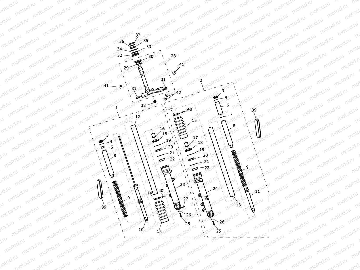 Front Forks & Lower Yoke
