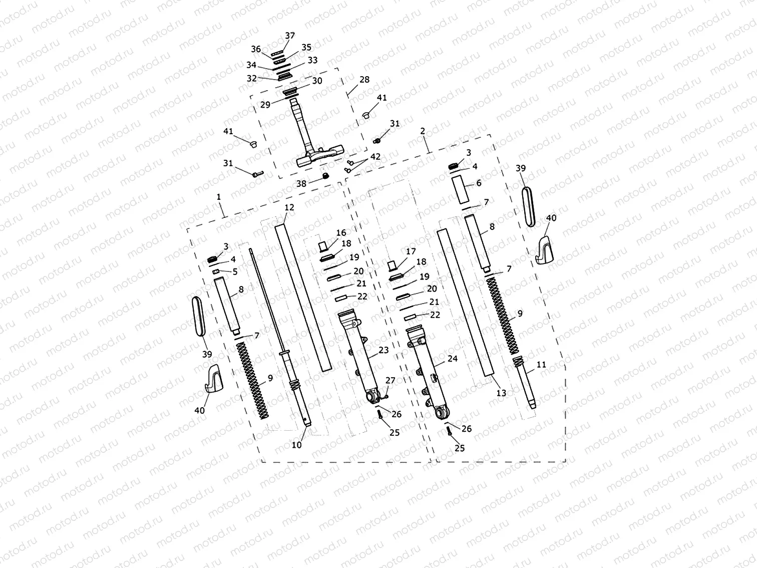 Front Forks & Lower Yoke