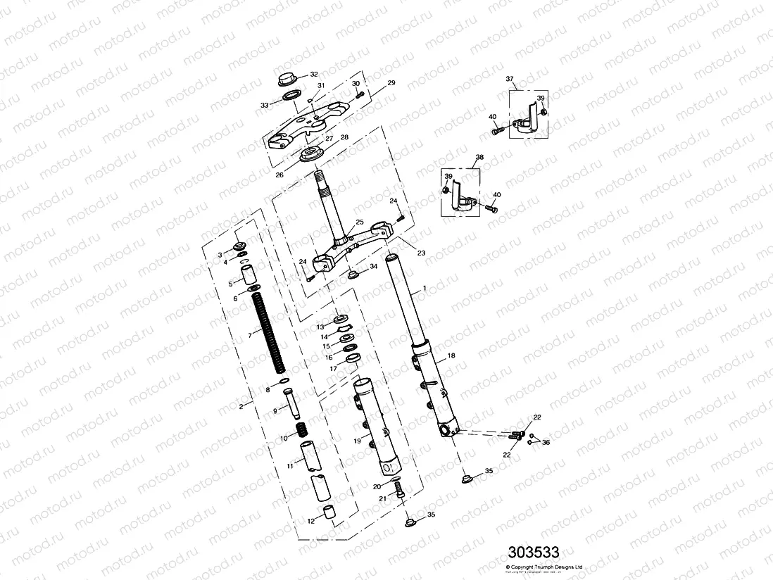 Front Forks & Yokes