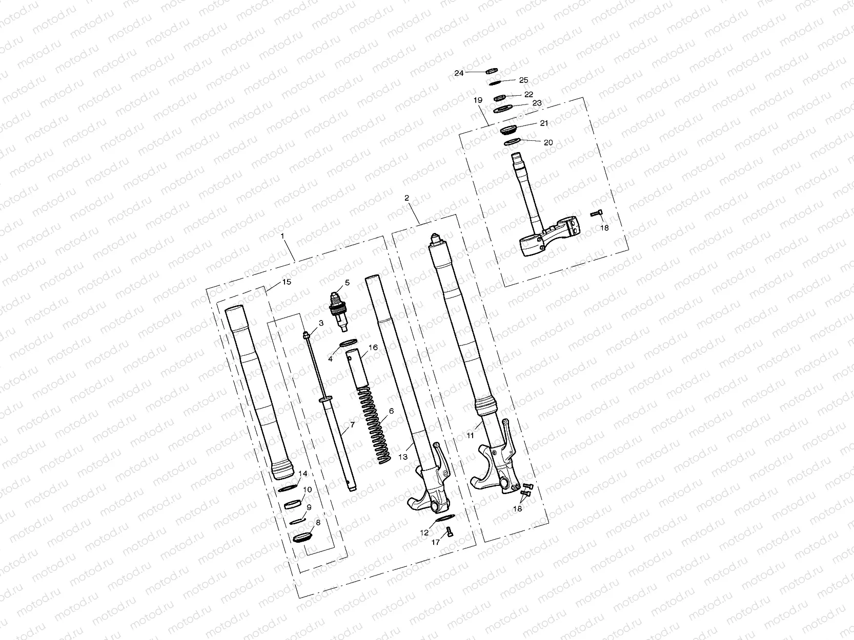 Front Forks & Yokes
