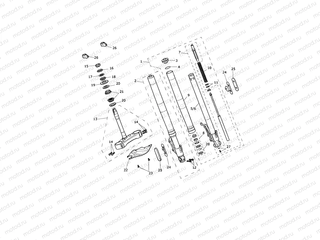 Front Forks & Yokes