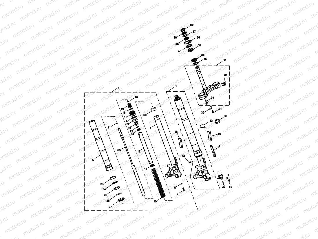 Front Forks & Yokes
