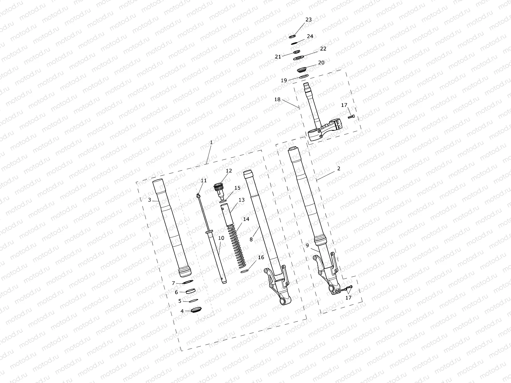 Front Forks & Yokes