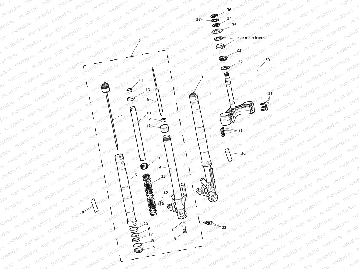 Front Forks & Yokes