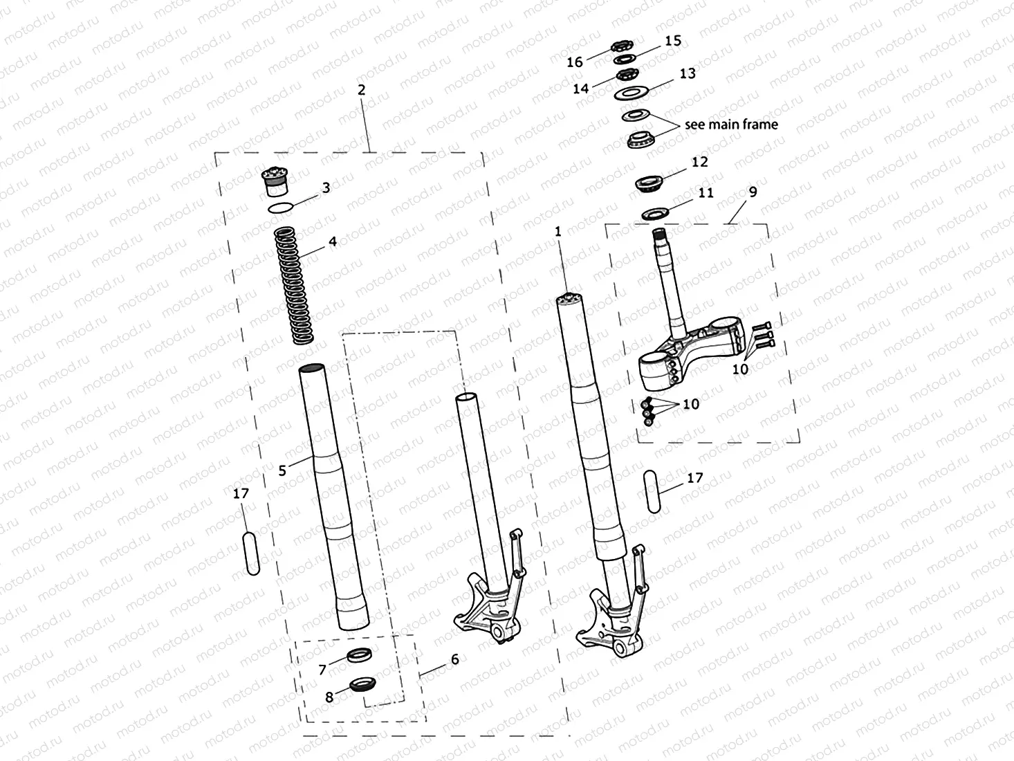 Front Forks & Yokes