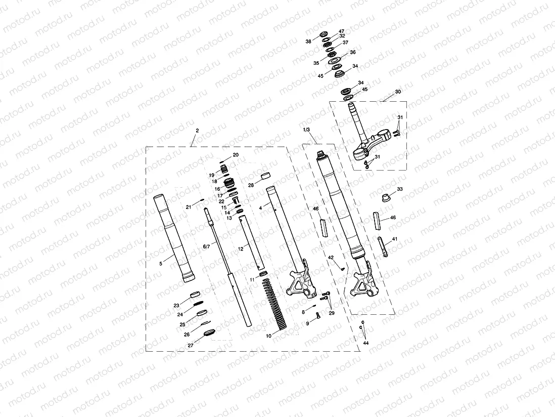 Front Forks & Yokes
