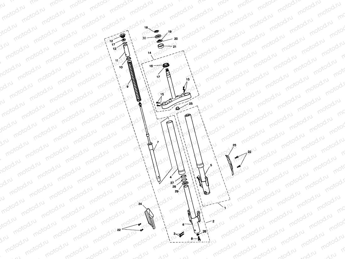 Front Forks & Yokes Roadster