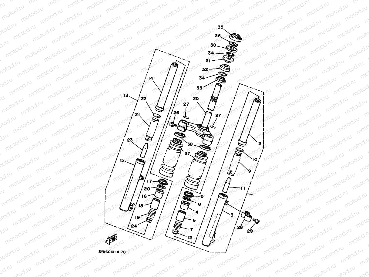 Front Fourak 1 (3YK1, 2, 3)