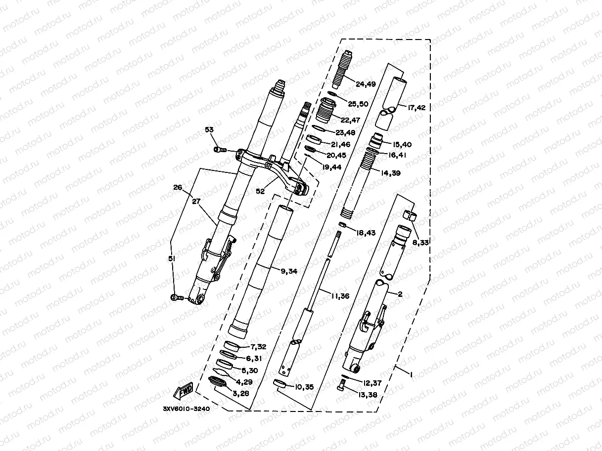 Front Fourak 1 (R / RS Model)