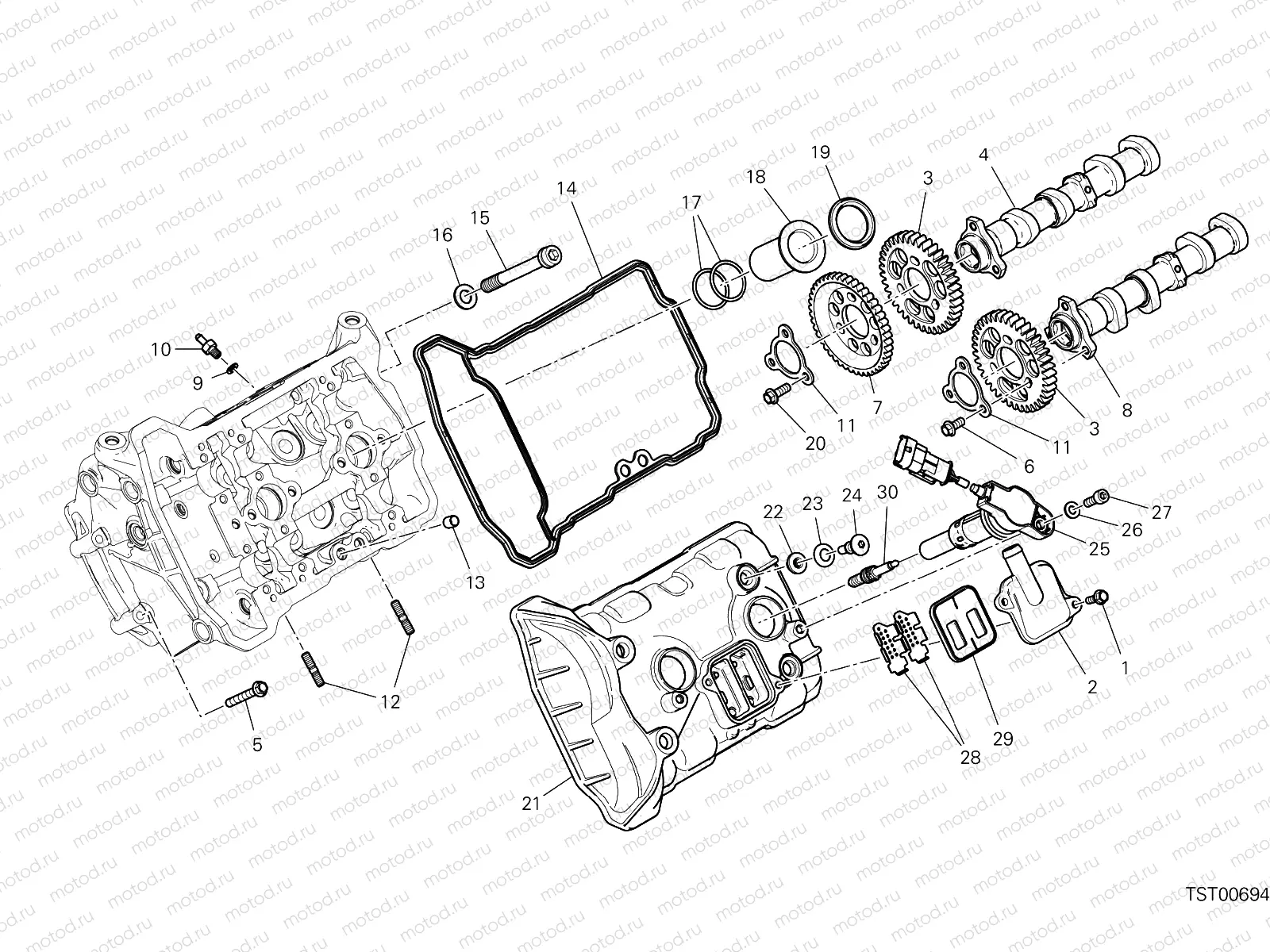 FRONT HEAD - TIMING SYSTEM