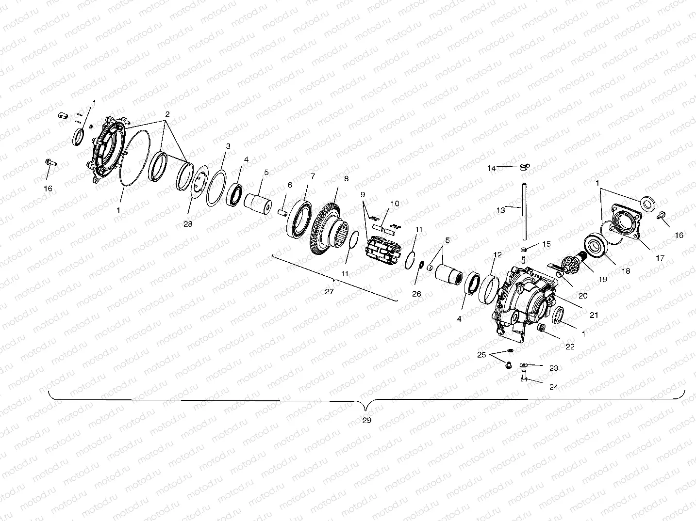 FRONT HOUSING (4X4) (6X6) - A11RD50AA/AB/A11RF50AA (4981798179D02) | FRONT HOUSING (4X4) (6X6) - A11RD50AA/AB/A11RF50AA (4981798179D02)