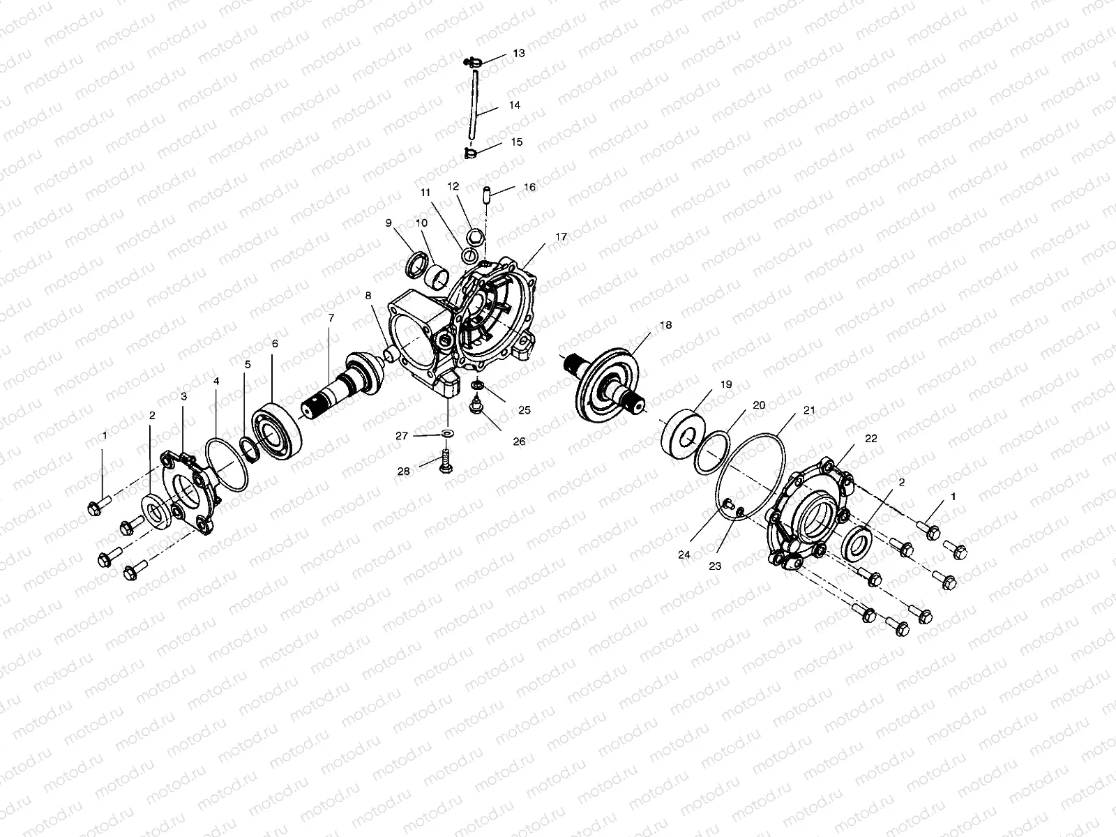 FRONT HOUSING - A00AG25CA (4954865486B002) | FRONT HOUSING - A00AG25CA (4954865486B002)