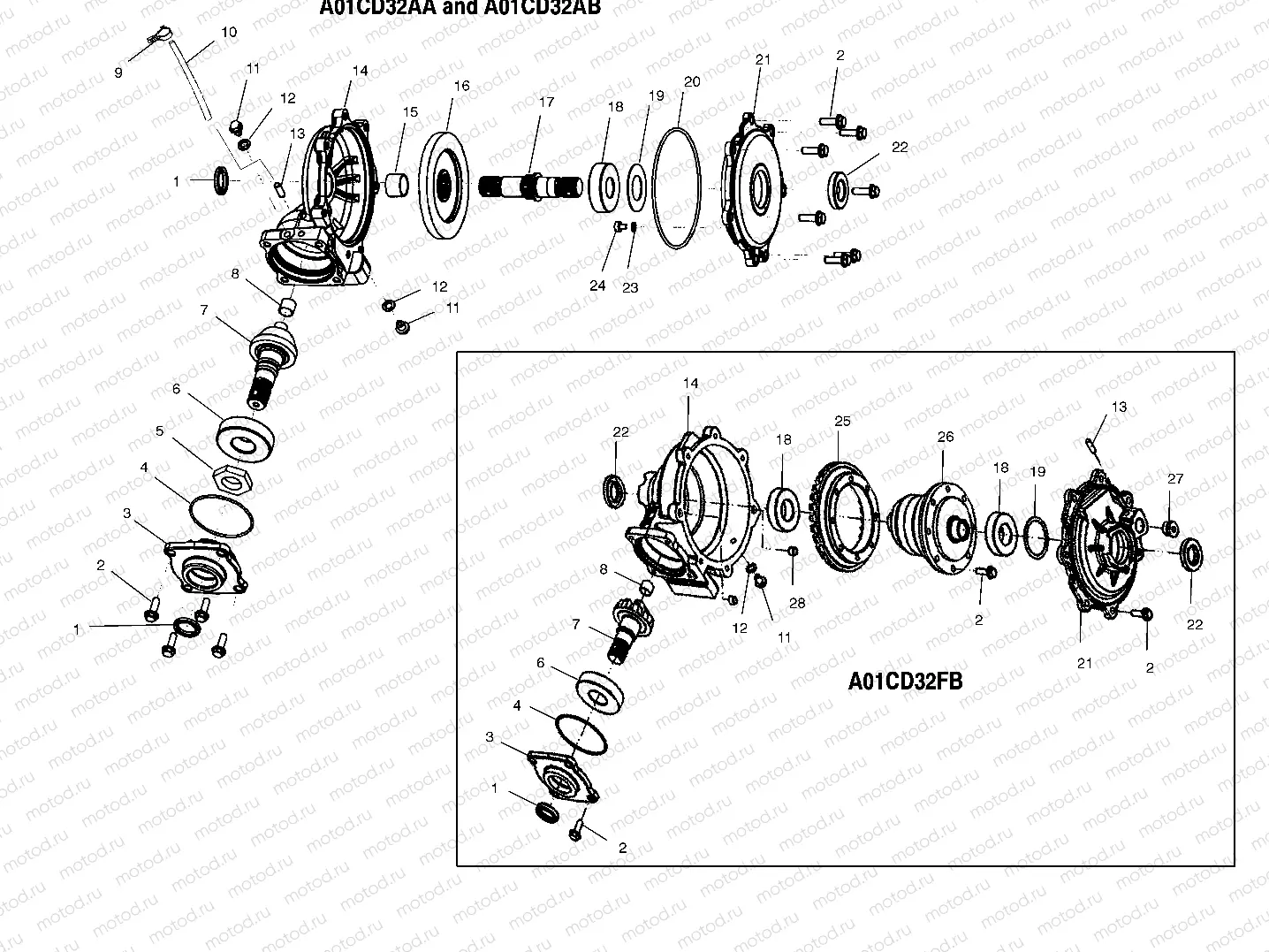 FRONT HOUSING - A01CD32AA (4964026402C012) | FRONT HOUSING - A01CD32AA (4964026402C012)