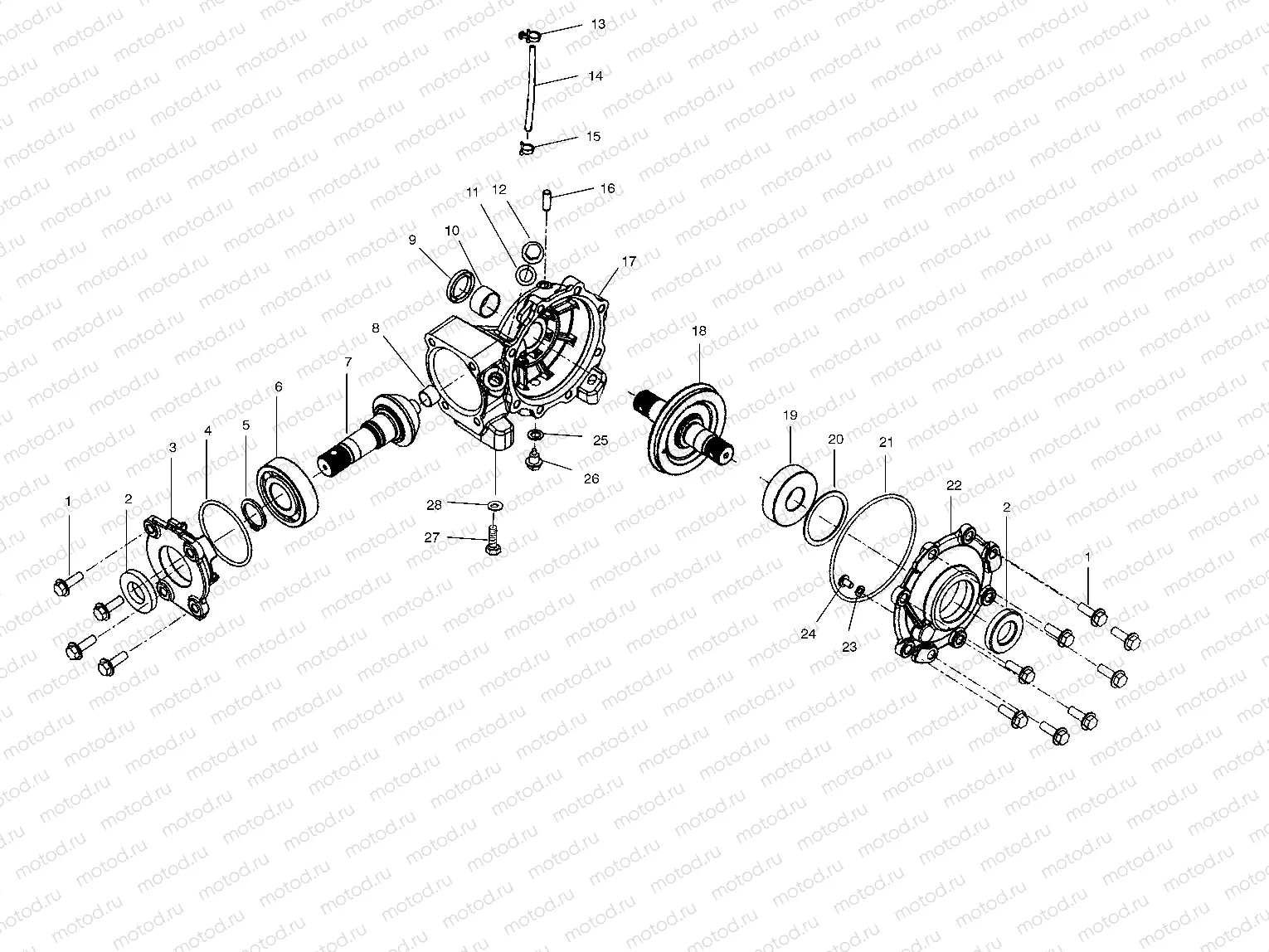 FRONT HOUSING - A01CH50AA (4964466446C012) | FRONT HOUSING - A01CH50AA (4964466446C012)