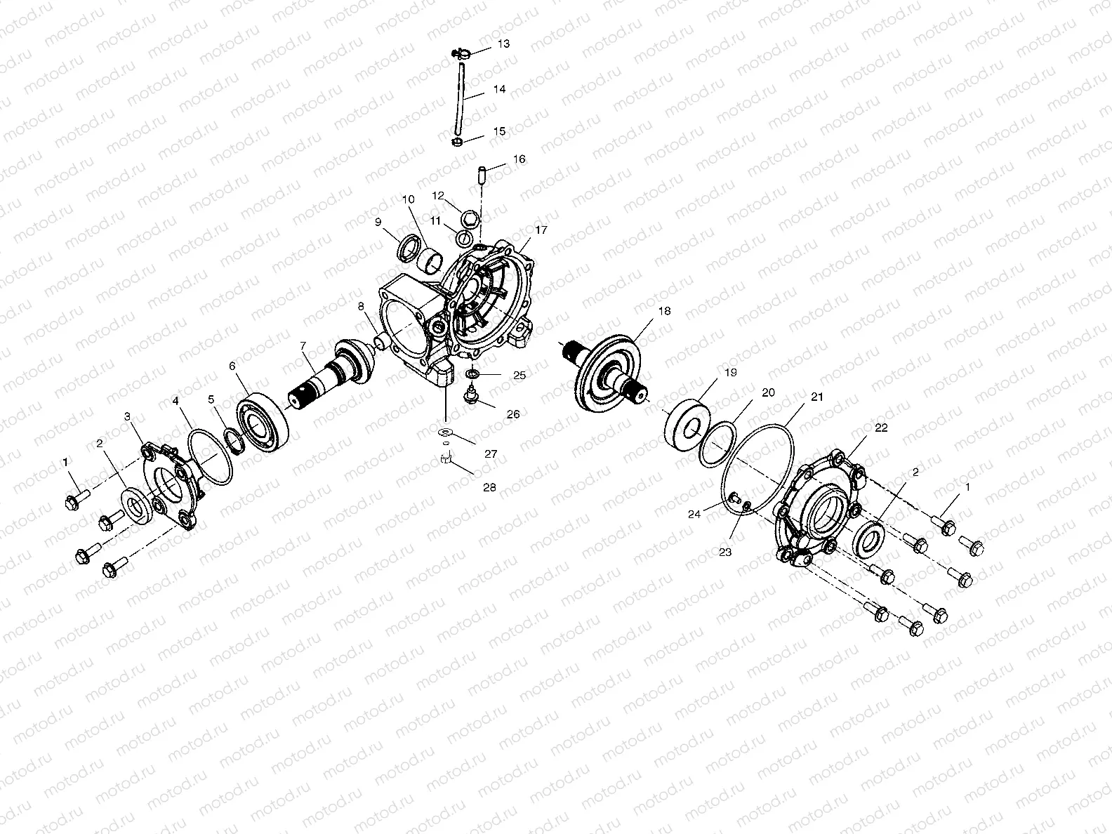FRONT HOUSING - A01CL50AA (4964586458B001) | FRONT HOUSING - A01CL50AA (4964586458B001)