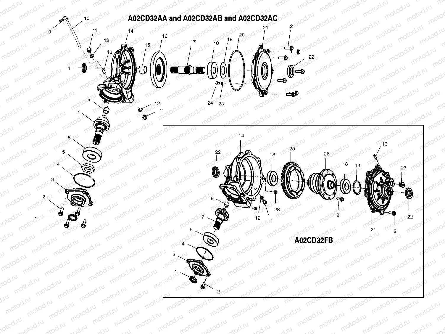 FRONT HOUSING - A02CD32AA/AB/AC/FB (4970147014C11) | FRONT HOUSING - A02CD32AA/AB/AC/FB (4970147014C11)