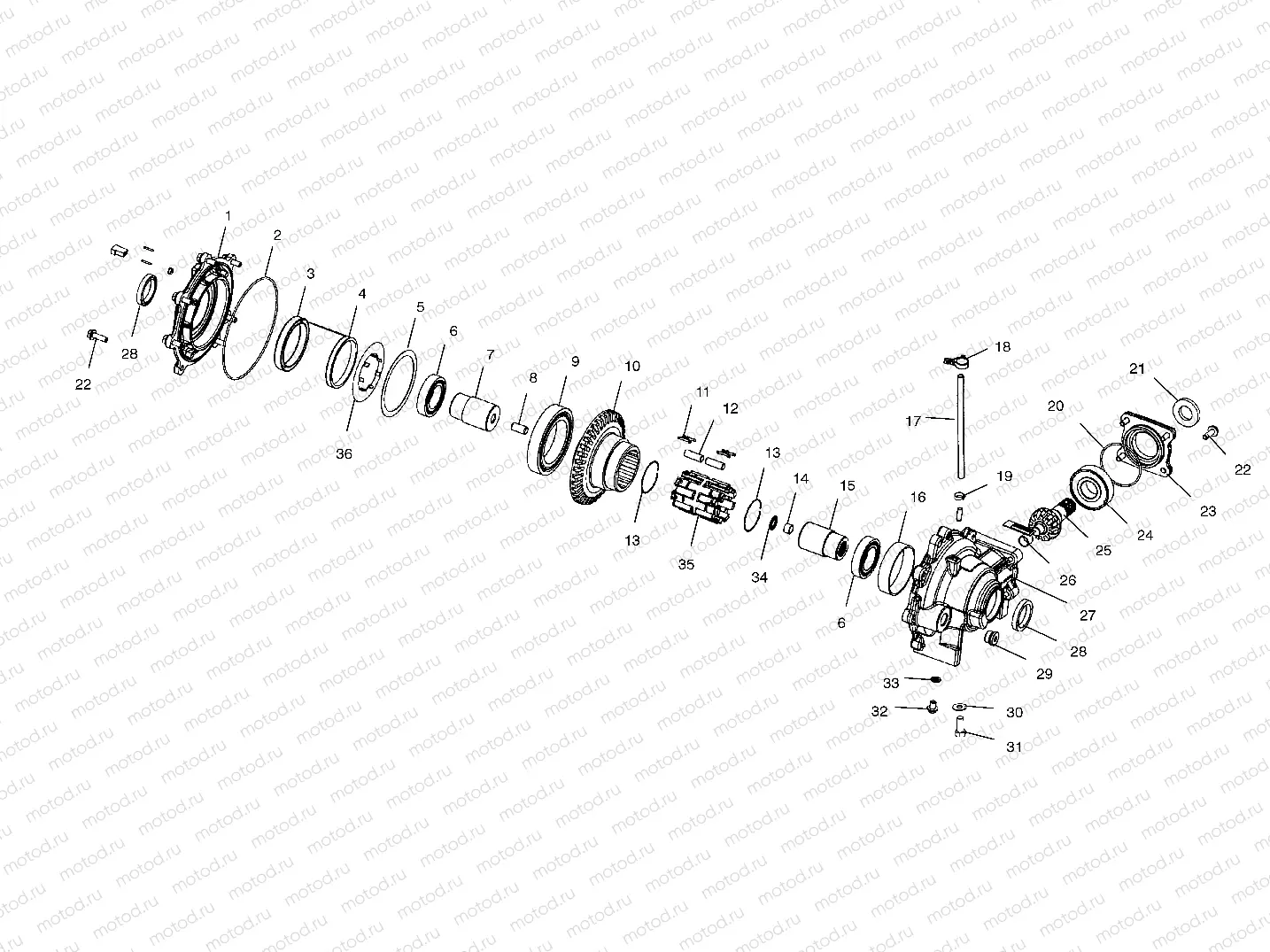 FRONT HOUSING - A03CD32AA/AB/AC (4975217521C08) | FRONT HOUSING - A03CD32AA/AB/AC (4975217521C08)
