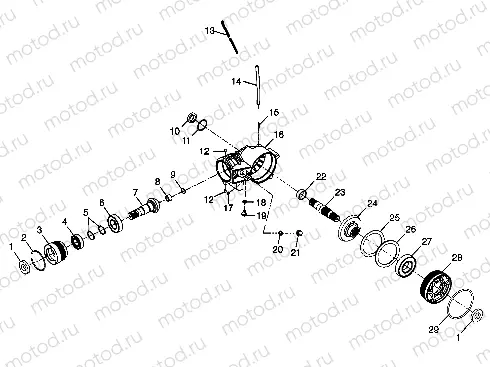 FRONT HOUSING - A99CH33CB (4945964596c013) | FRONT HOUSING - A99CH33CB (4945964596c013)
