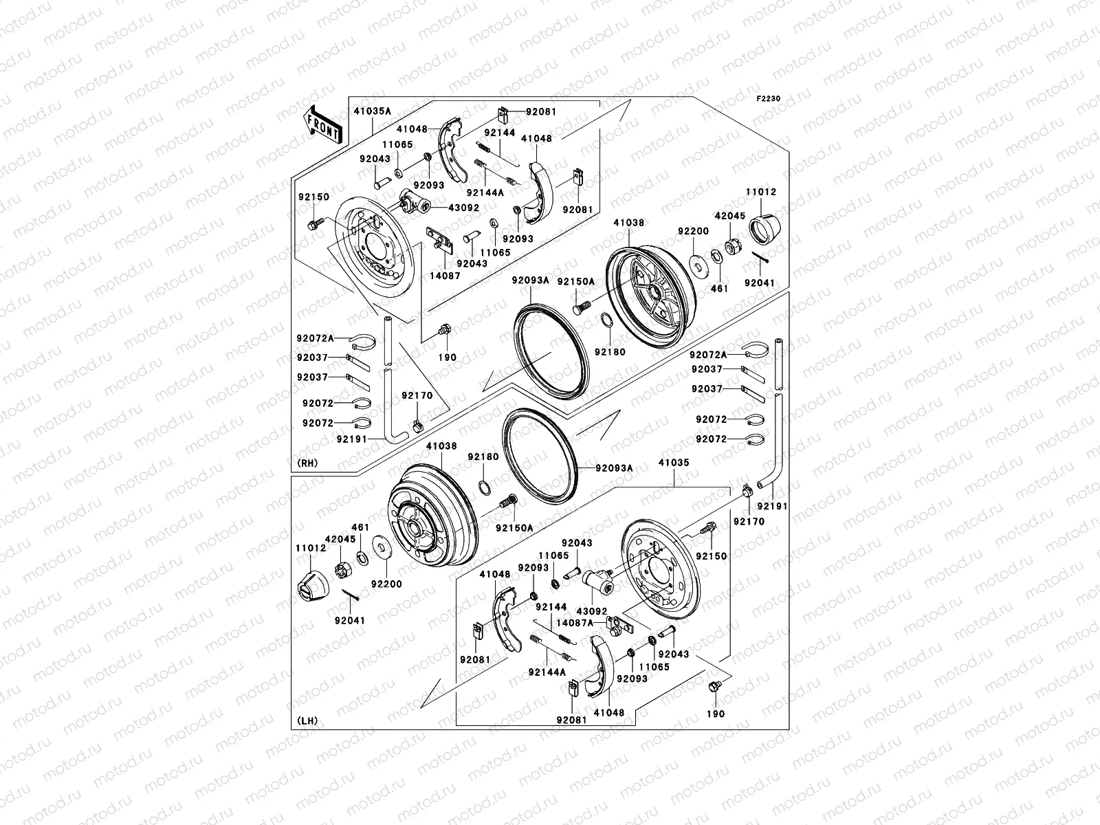 Front Hubs/Brakes