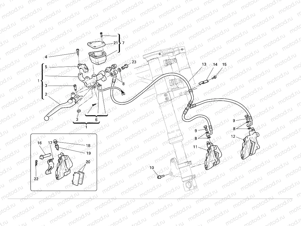 FRONT HYDRAULIC BRAKE