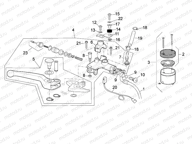 Front master cilinder II