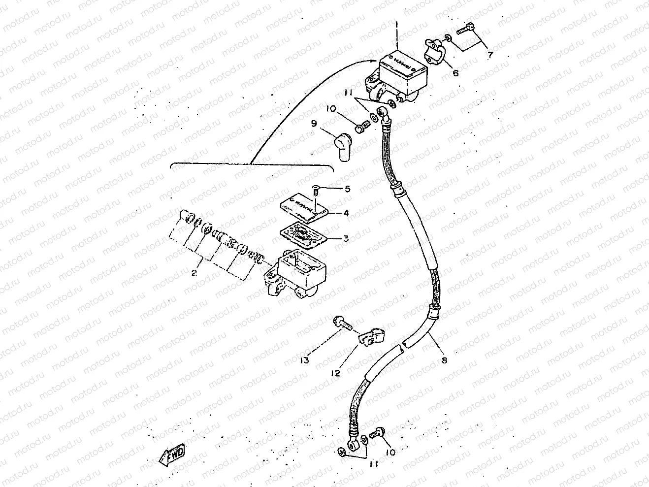 FRONT MASTER CYLINDER