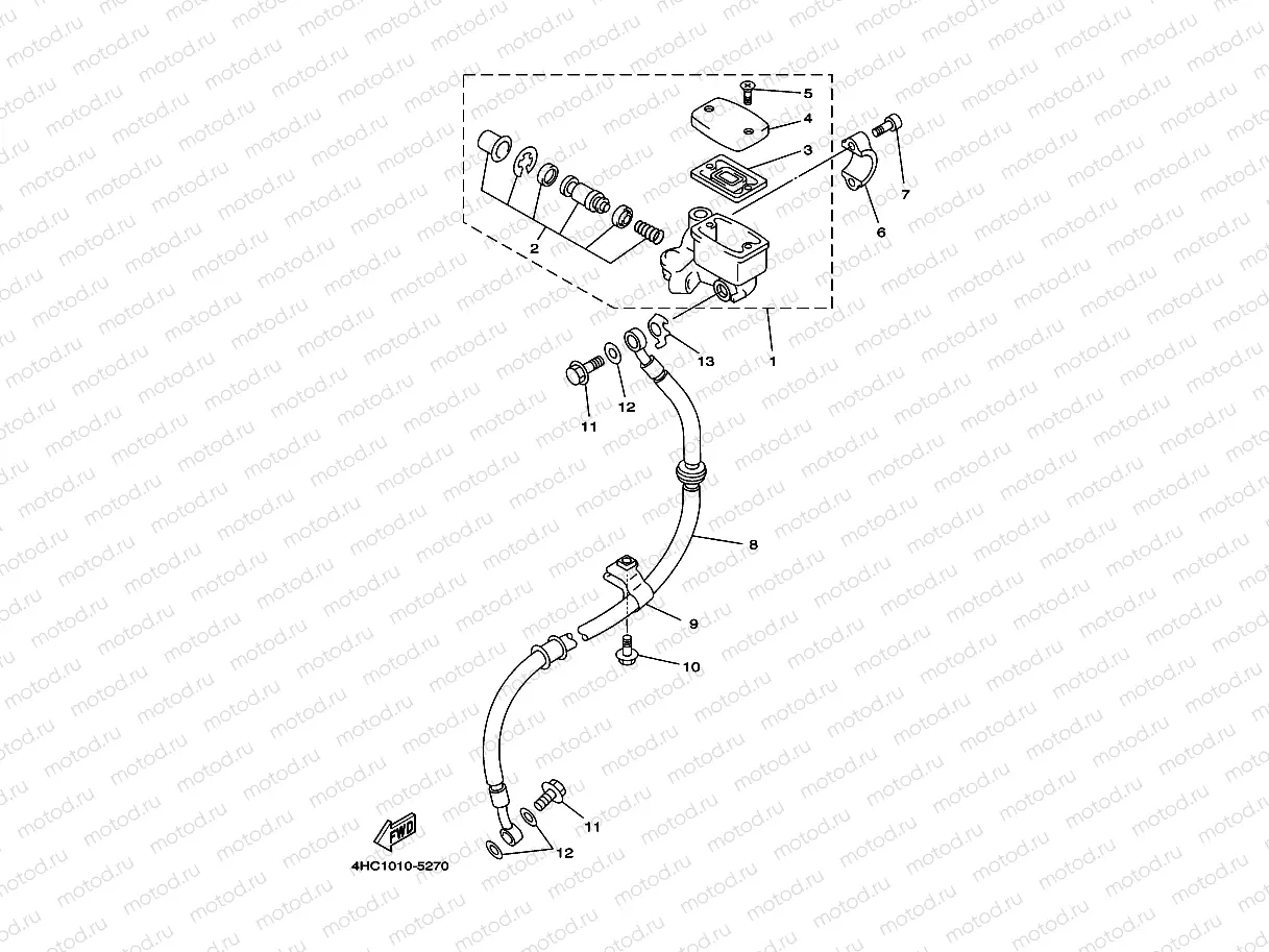 FRONT MASTER CYLINDER