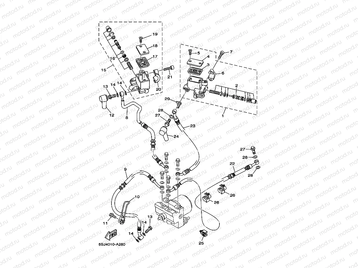 FRONT MASTER CYLINDER