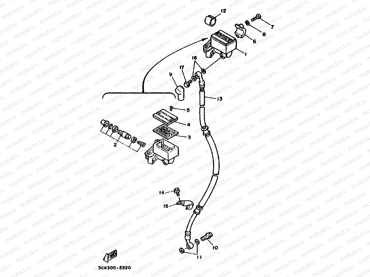 FRONT MASTER CYLINDER
