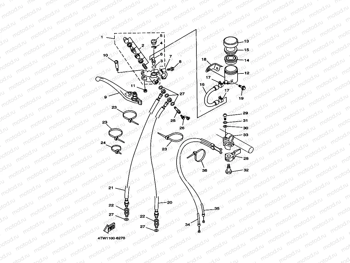 FRONT MASTER CYLINDER