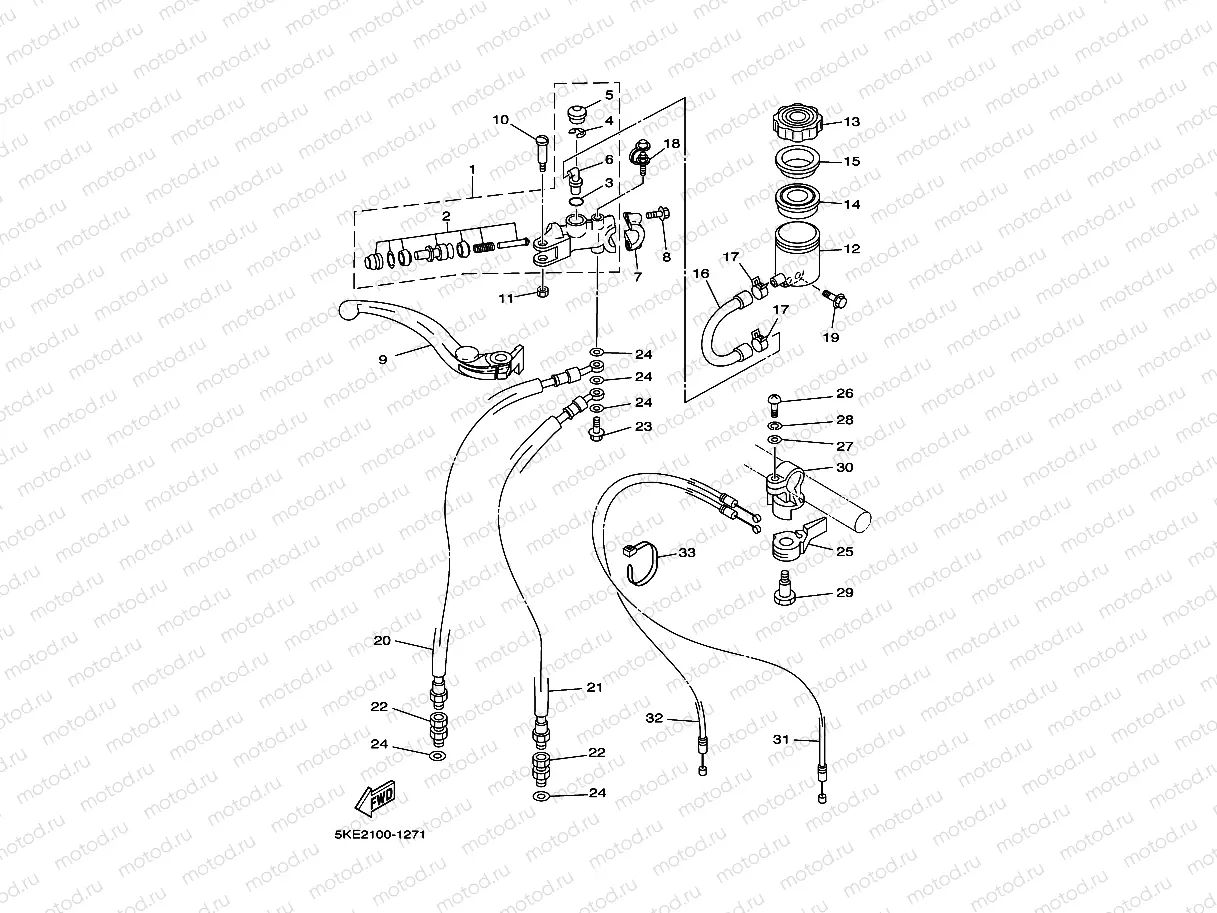 FRONT MASTER CYLINDER