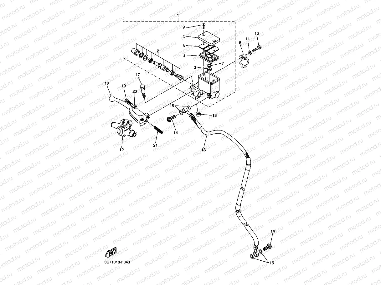 FRONT MASTER CYLINDER