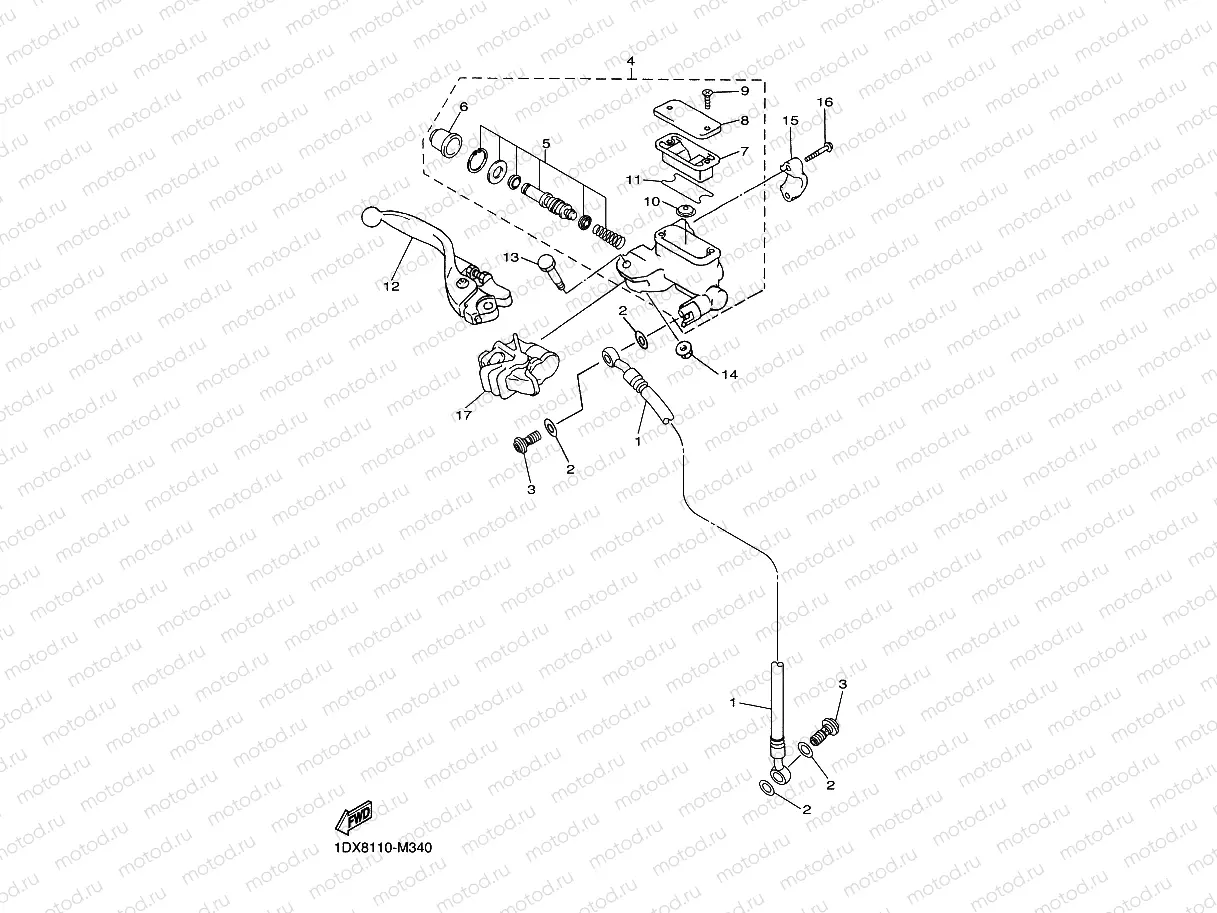 FRONT MASTER CYLINDER
