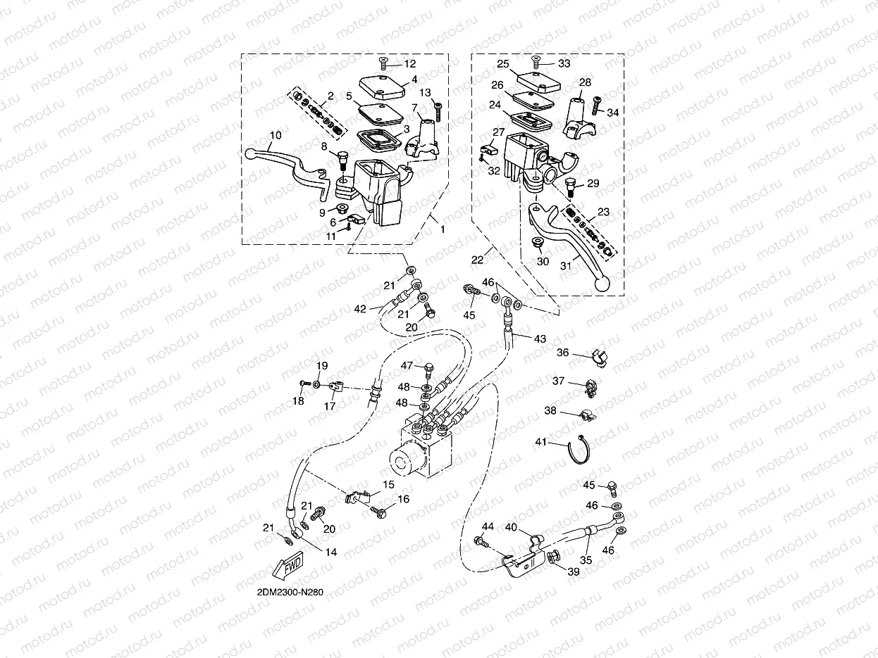 FRONT MASTER CYLINDER