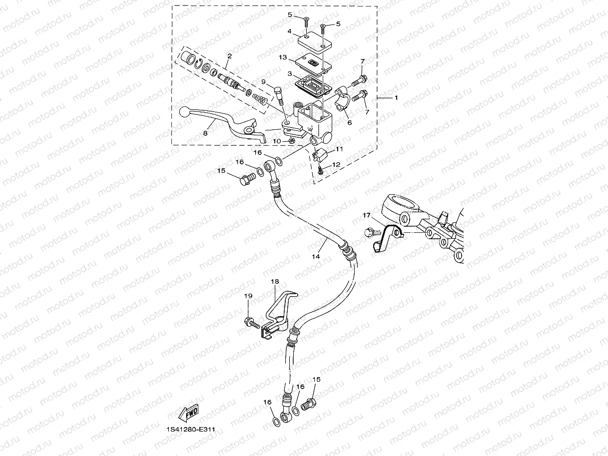 FRONT MASTER CYLINDER