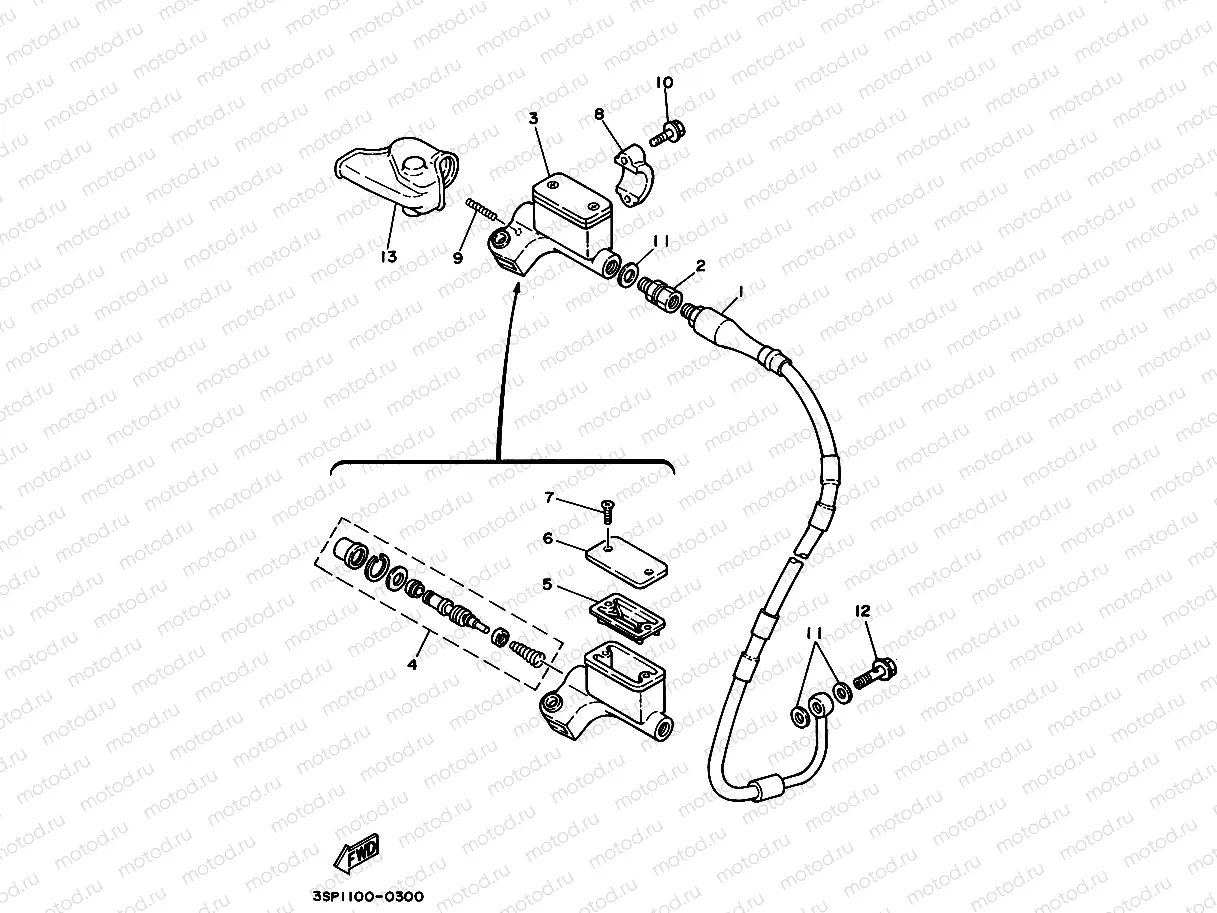 FRONT MASTER CYLINDER