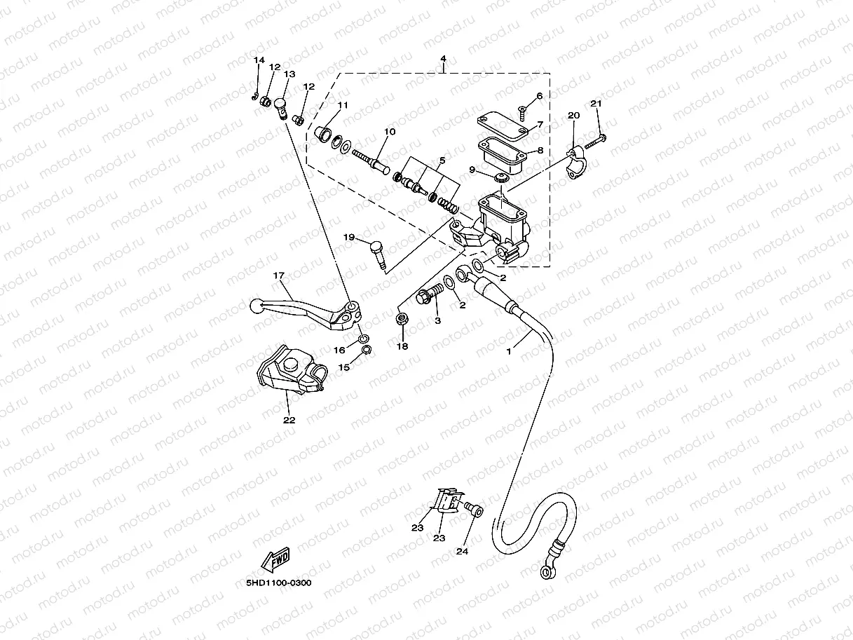 FRONT MASTER CYLINDER