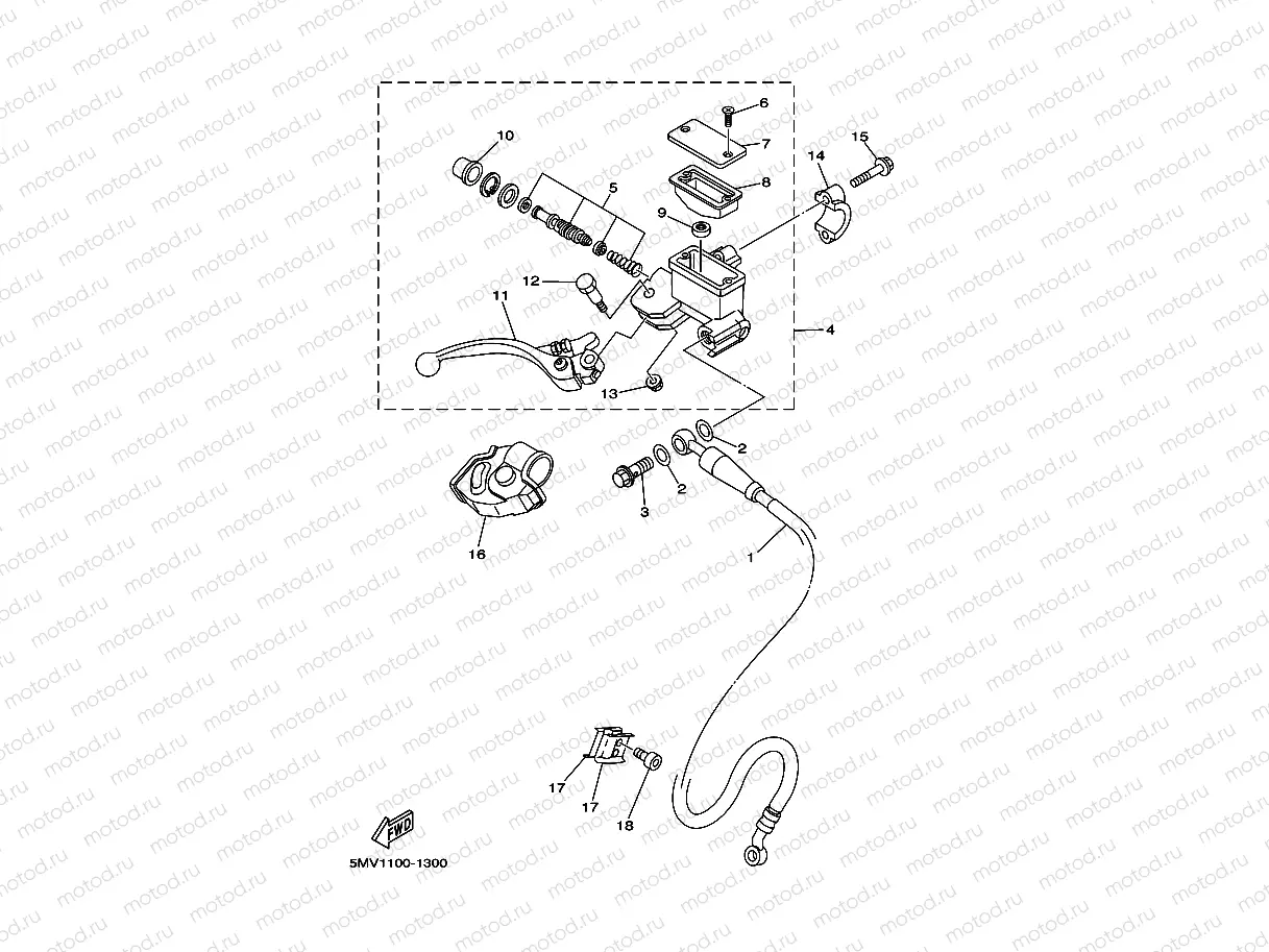 FRONT MASTER CYLINDER