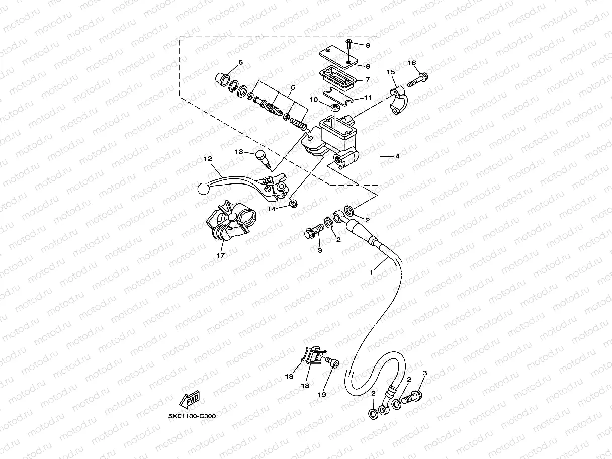 FRONT MASTER CYLINDER