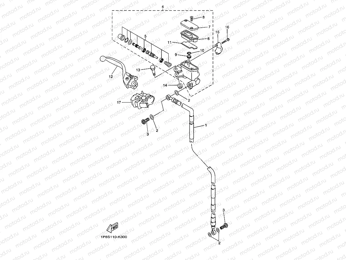 FRONT MASTER CYLINDER
