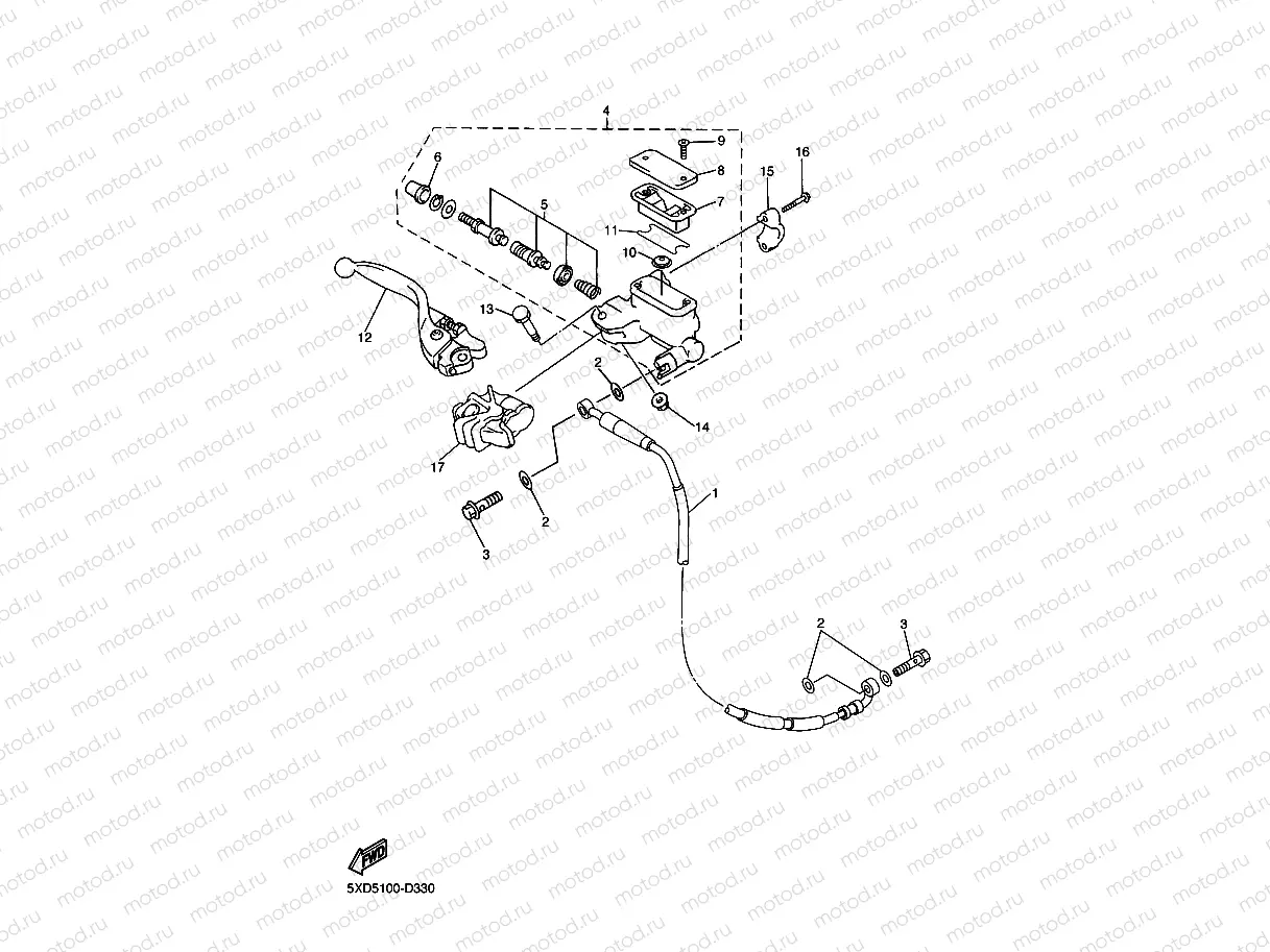 FRONT MASTER CYLINDER