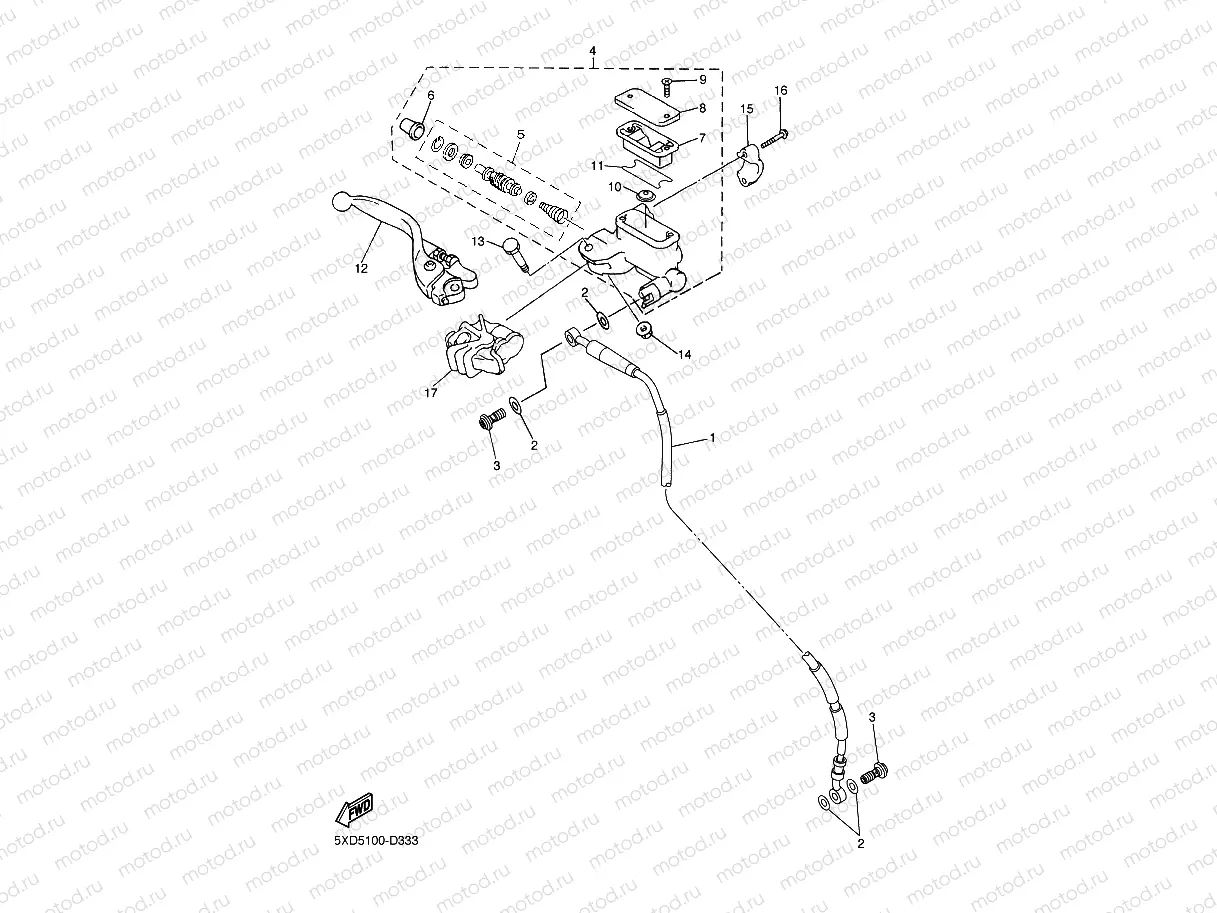 FRONT MASTER CYLINDER