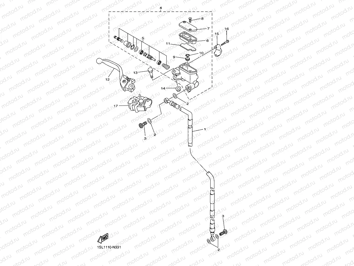 FRONT MASTER CYLINDER