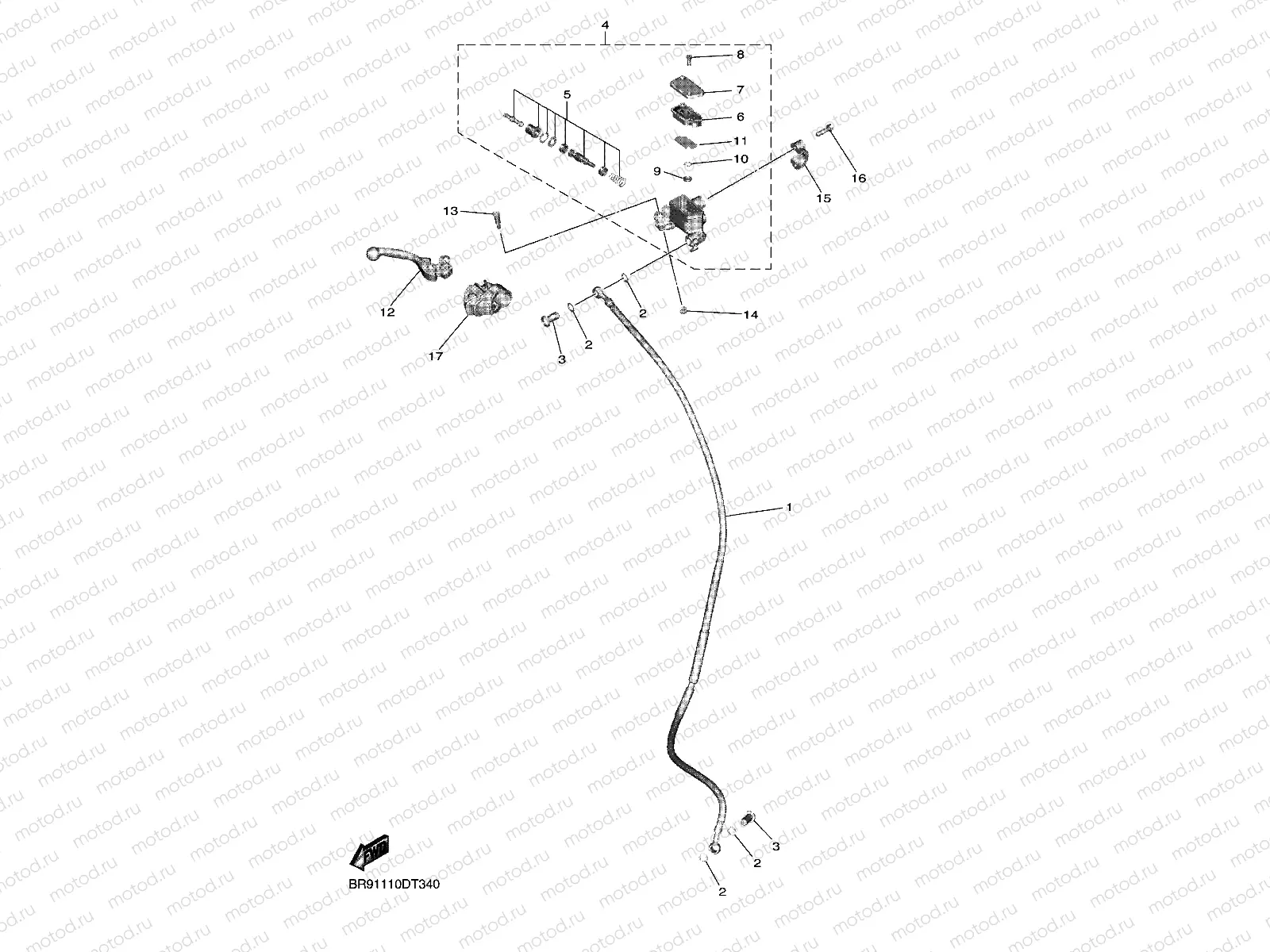 FRONT MASTER CYLINDER